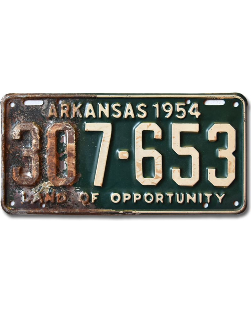 Tablica rejestracyjna USA Arkansas 1954 Opportunity 307-653