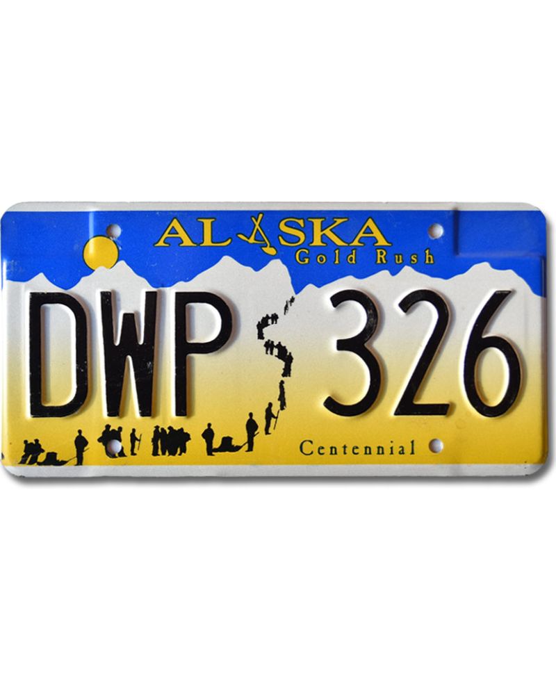 Americká SPZ Alaska Gold Rush DWP 326