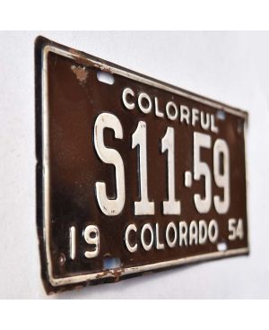 Americká SPZ Colorado 1954 Colorful S11-59