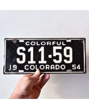 Tablica rejestracyjna USA Colorado 1954 Colorful S11-59