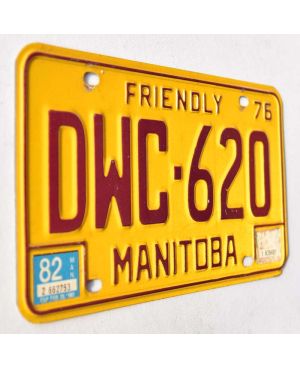 Kanadská SPZ Manitoba 1976 Friendly DWC-620