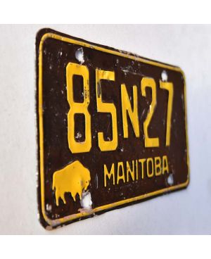 Kanadská SPZ Manitoba 1958 Black 85N27