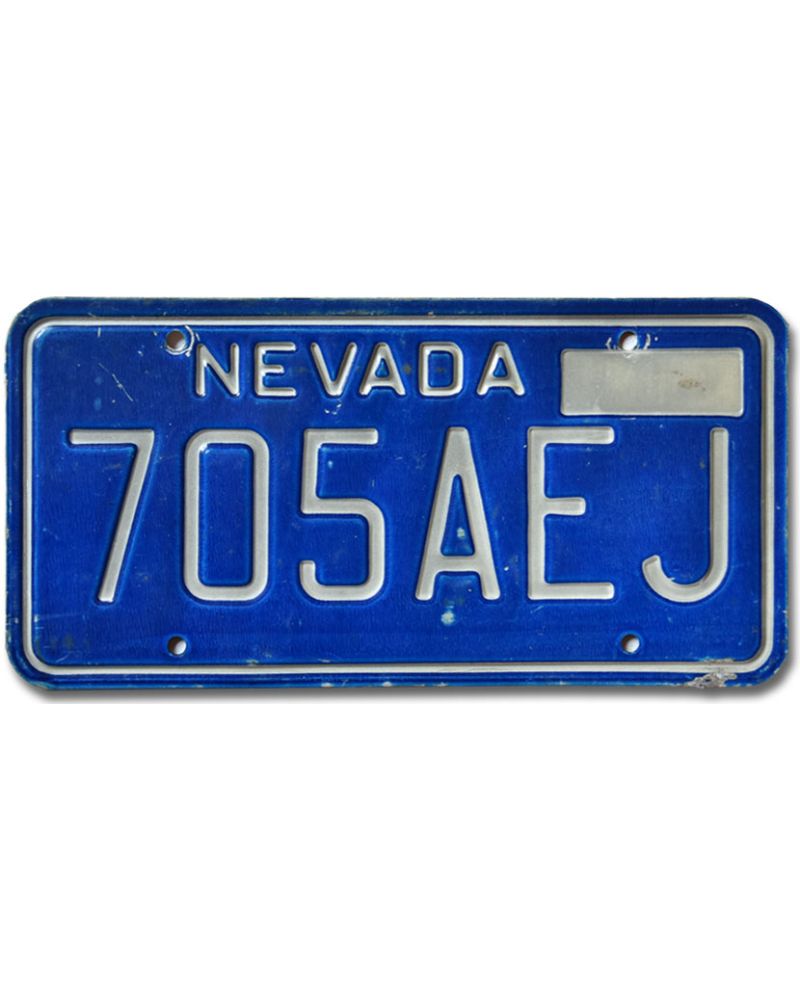 Tablica rejestracyjna USA Nevada Blue 705AEJ