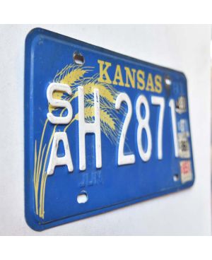 Tablica rejestracyjna USA Kansas Blue Wheat SAH 2871