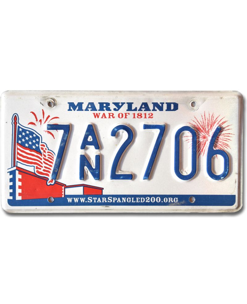 Tablica rejestracyjna USA Maryland Flag 7AN2706