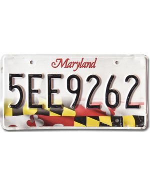 Tablica rejestracyjna USA Maryland Flag 5EE9262