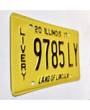 Americká SPZ Illinois 2017 Livery 9785LY