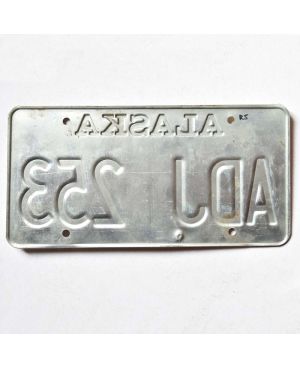Tablica rejestracyjna USA Alaska 1976 Grizzly Bear ADJ 253