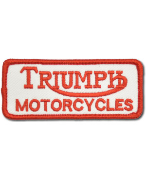Naszywka Triumph Triumph Motorcycles Red 8 cm x 3 cm