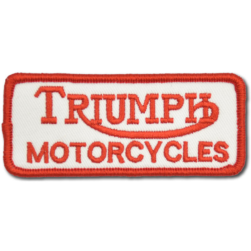 Naszywka Triumph Triumph Motorcycles Red 8 cm x 3 cm