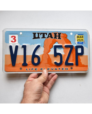Tablica rejestracyjna USA Utah Arch
