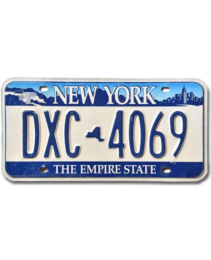Tablica rejestracyjna USA New York Empire State DXC-4069