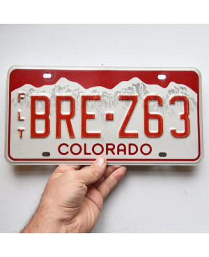 Tablica rejestracyjna USA Colorado Red Mountains