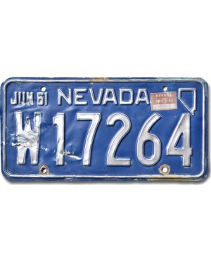 Tablica rejestracyjna USA Nevada 1961 Blue W17264