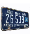 Kanadyjska tablica rejestracyjna Prince Edward Island Blue 26-539