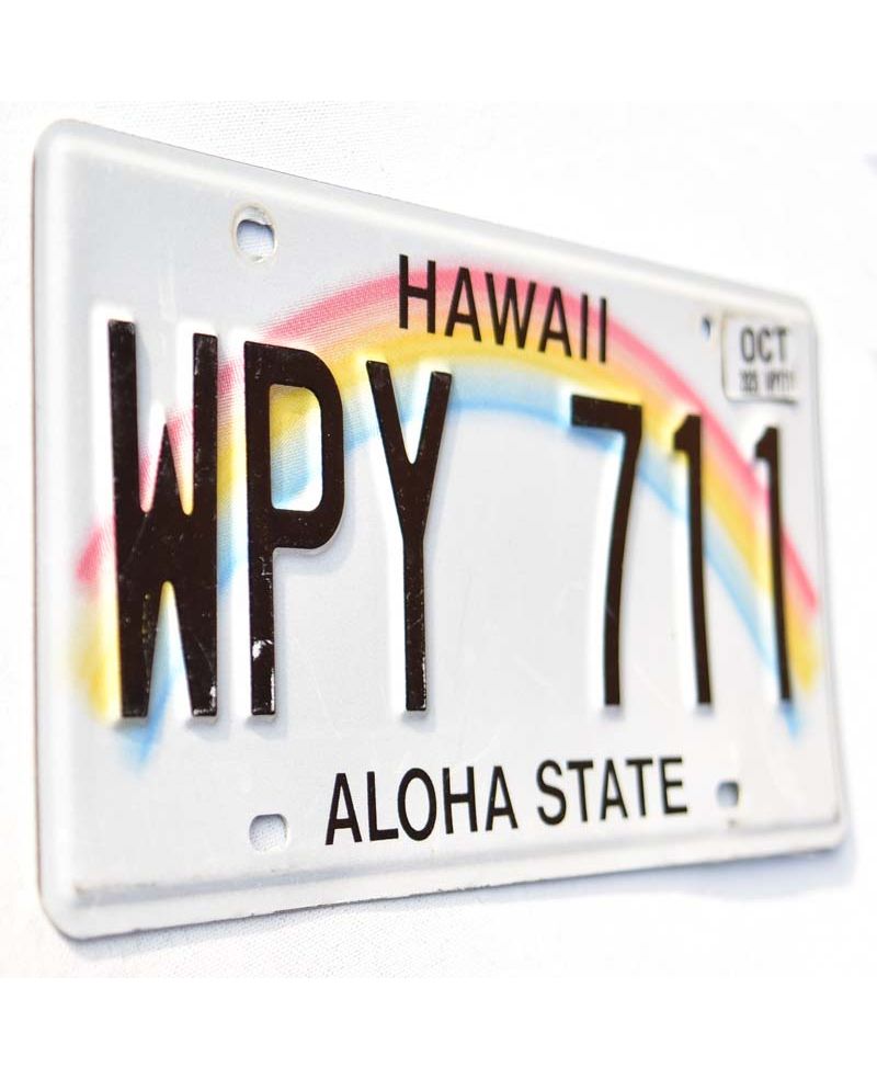 Tablica rejestracyjna USA Hawaii Aloha Rainbow WPY 711