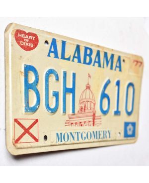 Americká SPZ Alabama 1977 Capitol BGH 610