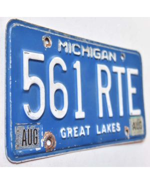 Tablica rejestracyjna USA Michigan Great Lakes 561 RTE