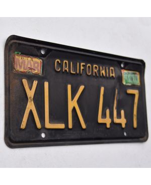 Americká SPZ California 1963 Black XLK 447