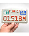 Motocyklowa Tablica Rejestracyjna USA Florida 01518M