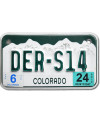 Motocyklowa Tablica Rejestracyjna USA Colorado DER-S14