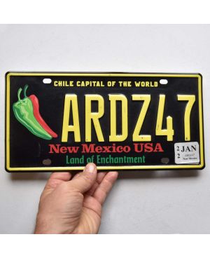 Tablica rejestracyjna USA New Mexico Chile Capital ARDZ47