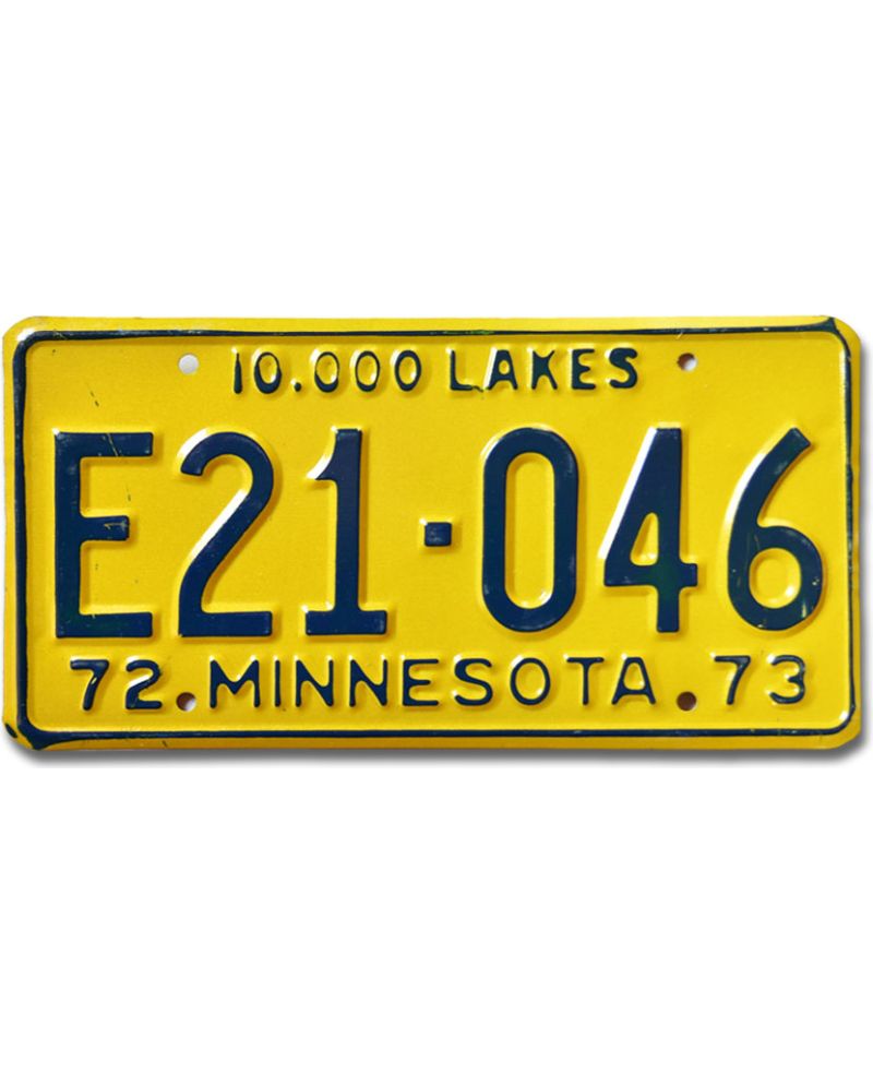 Tablica rejestracyjna USA Minnesota 1972 Truck E21-046