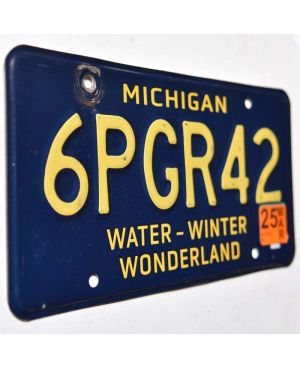 Tablica rejestracyjna USA Michigan Water Wonderland 6PGR42