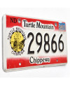 Tablica rejestracyjna USA North Dakota Turtle Mountains 29866
