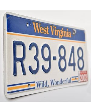 Americká SPZ West Virginia Wild Wonderful R39-848