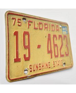 Americká SPZ Florida 1975 Sunshine State 19-4623