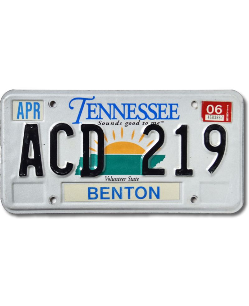 Americká SPZ Tennessee Sun ACD 219