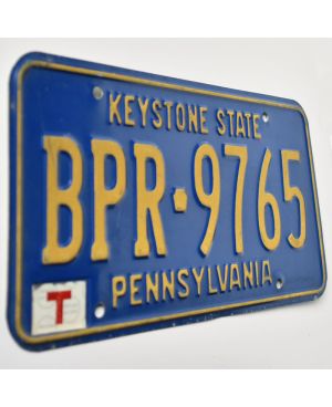 Tablica rejestracyjna USA Pennsylvania Keystone BPR-9765
