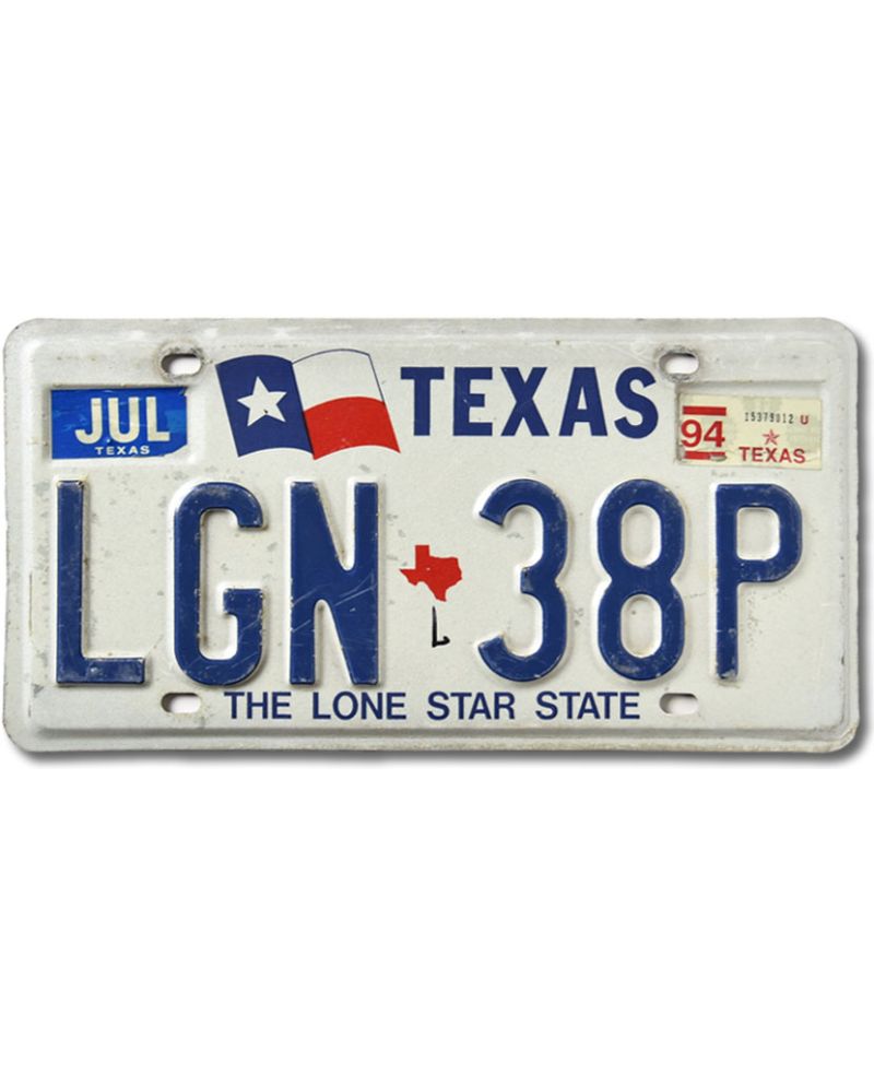 Tablica rejestracyjna USA Texas Lone Star LGN 38P
