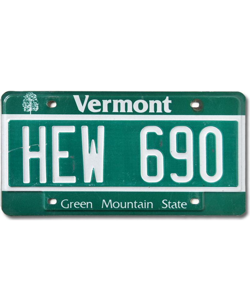 Americká SPZ Vermont Green State HEW 690