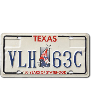 Tablica rejestracyjna USA Texas Statehood VLH 63C