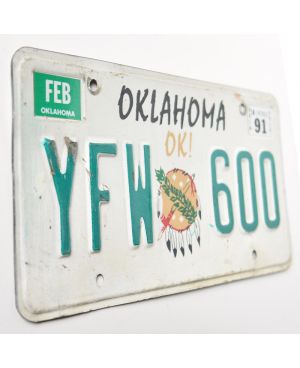 Americká SPZ Oklahoma OK