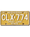 Tablica rejestracyjna USA Michigan 1970 Great Lake State CLX-774