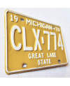 Tablica rejestracyjna USA Michigan 1970 Great Lake State CLX-774