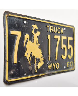 Americká SPZ Wyoming Bronco 1960 Truck 7-1755