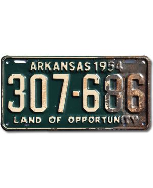 Americká SPZ Arkansas 1954 Opportunity 307-686