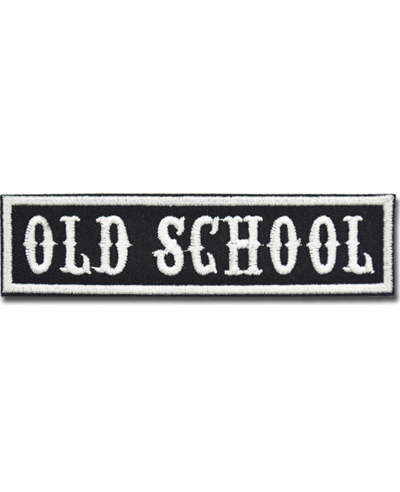 Nášivka Old School 10 cm x 2,5 cm