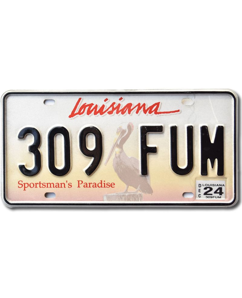 Americká SPZ Louisiana Sportsman´s Paradise 309 FUM