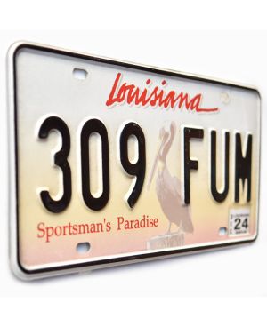 Americká SPZ Louisiana Sportsman´s Paradise 309 FUM