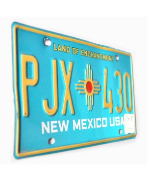 Tablica rejestracyjna USA New Mexico Blue PJX 430