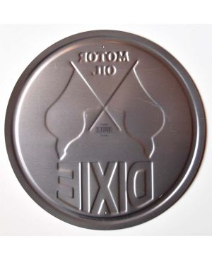 Tablica metalowa Dixie Motor Oil round 30 cm