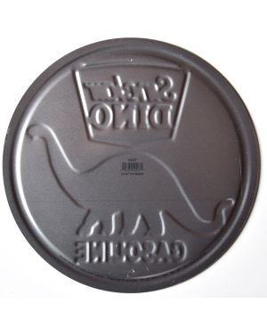 Tablica metalowa Sinclair Dino Gasoline round 30 cm