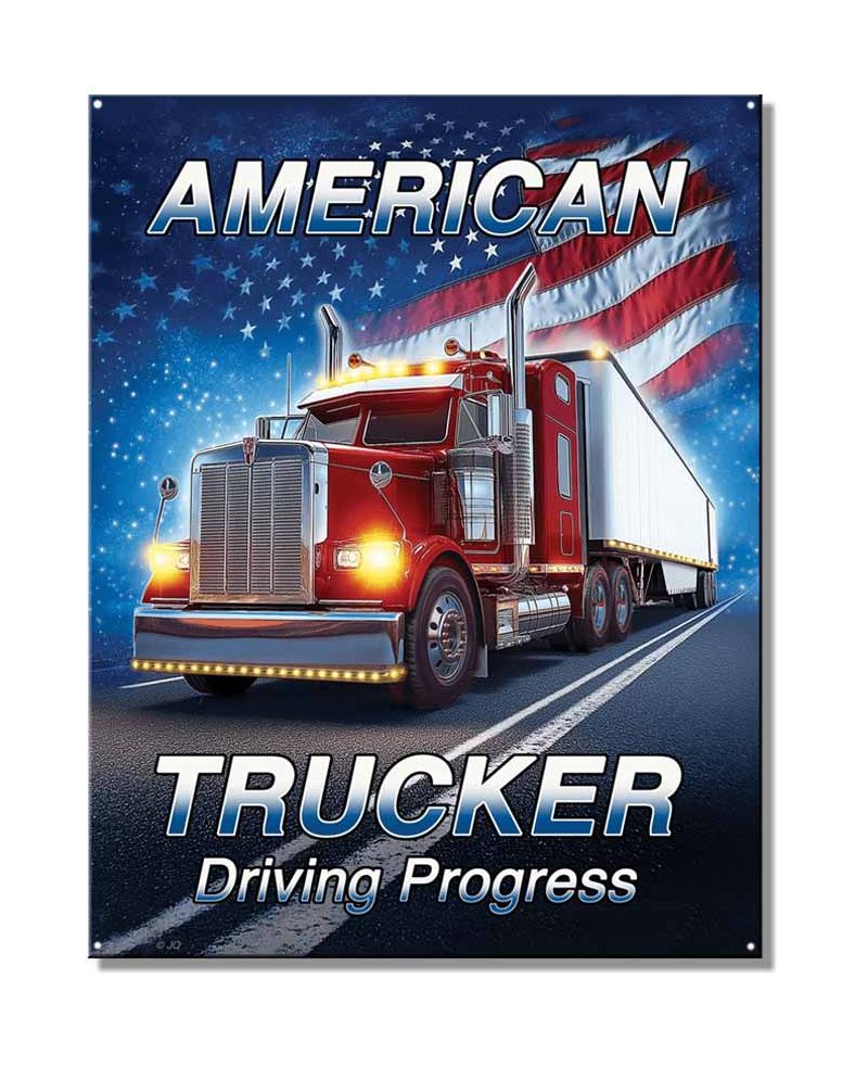 Tablica metalowa American Trucker 40 cm x 32 cm
