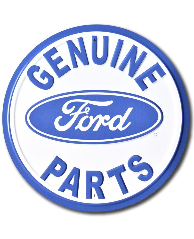 Plechová cedule Ford Genuine Parts 30 cm