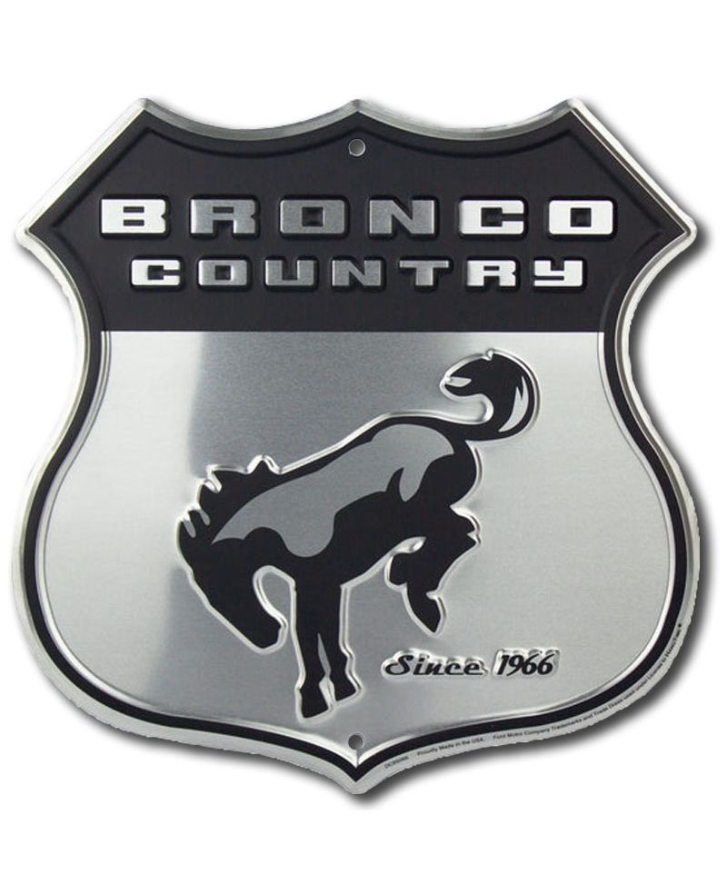 Tablica metalowa Ford Bronco Country 30 cm x 30 cm